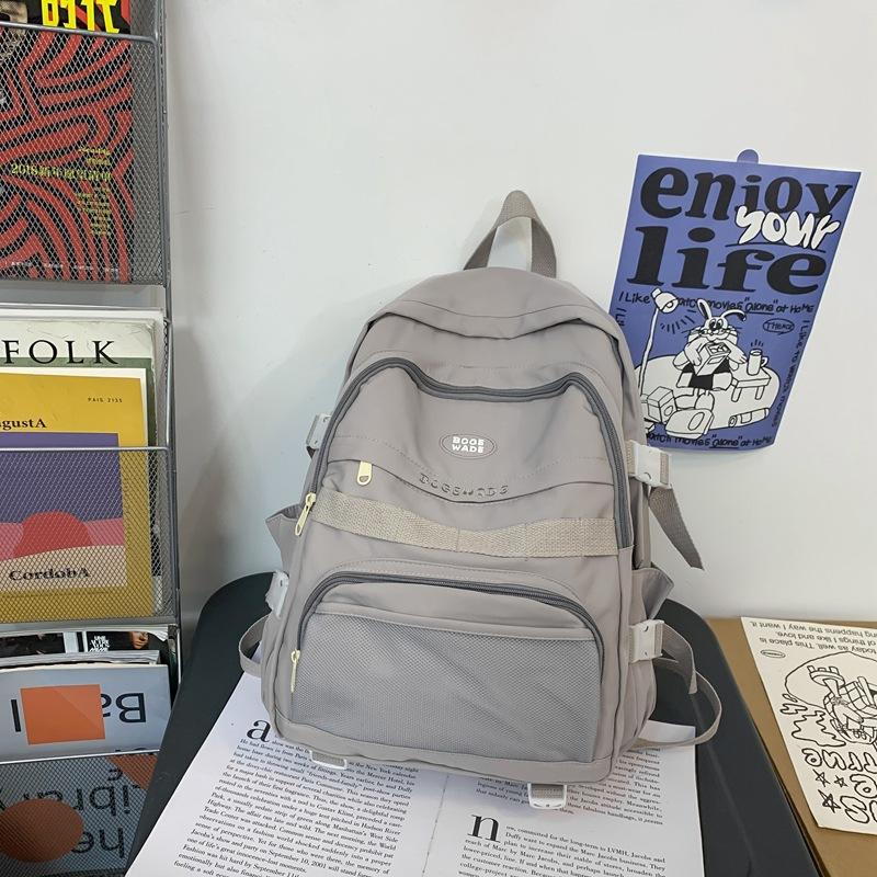 Schoolbag Large Capacity Waterproof Multi-layer Versatile Original Ins Style Schoolbag Female Korean Version Junior High School Student Japanese