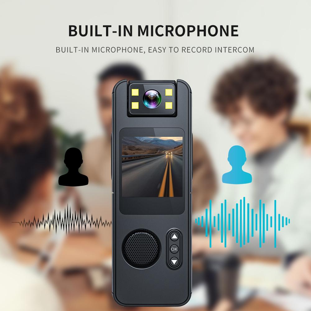 Hochauflösende Kamera, Outdoor-Radsportkamera, Sicherheitsrekorder für Strafverfolgungsbehörden, Vlog-Kamera