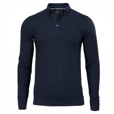 Mens Carlington Deluxe Long Sleeve Polo Shirt