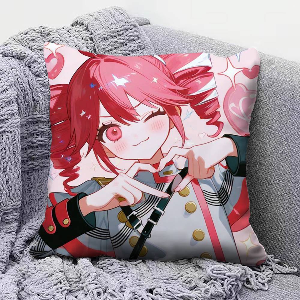Teto Cute Anime Girl Home Sofa Cushion Covers and Aecorative Custom Pillow Covers