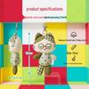 Kiki Cat Pendant Plush Toy & Glasses Keychain Charm