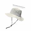 Solid Color Fisherman Hat Breathable Outdoor Cap Windproof Bucket Hat  Sunshade Use