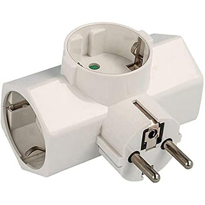 Prodlužovací kabel - NIMO - 3 zásuvky Schuko - Rozbočovač - Interiér - Bílý