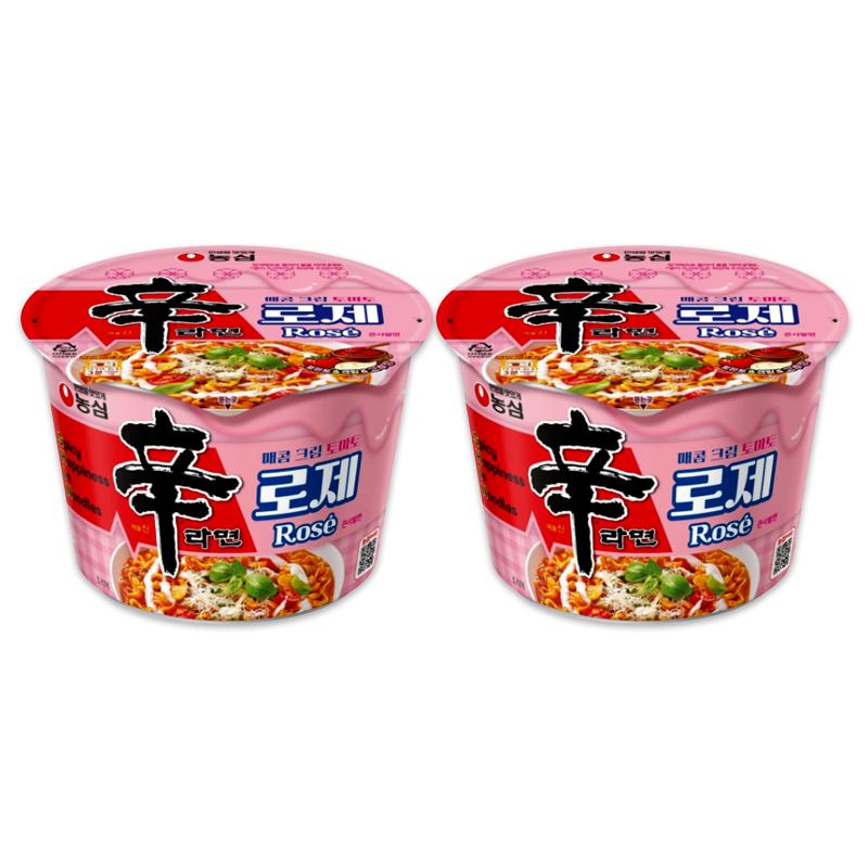 Nongshim Shin Ramyun Rosé Big Bowl 108g (3 Options)