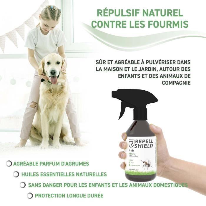 RepellShield Spray Anti Fourmis Naturel - Pour Extérieur Et Intérieur, 250 Ml