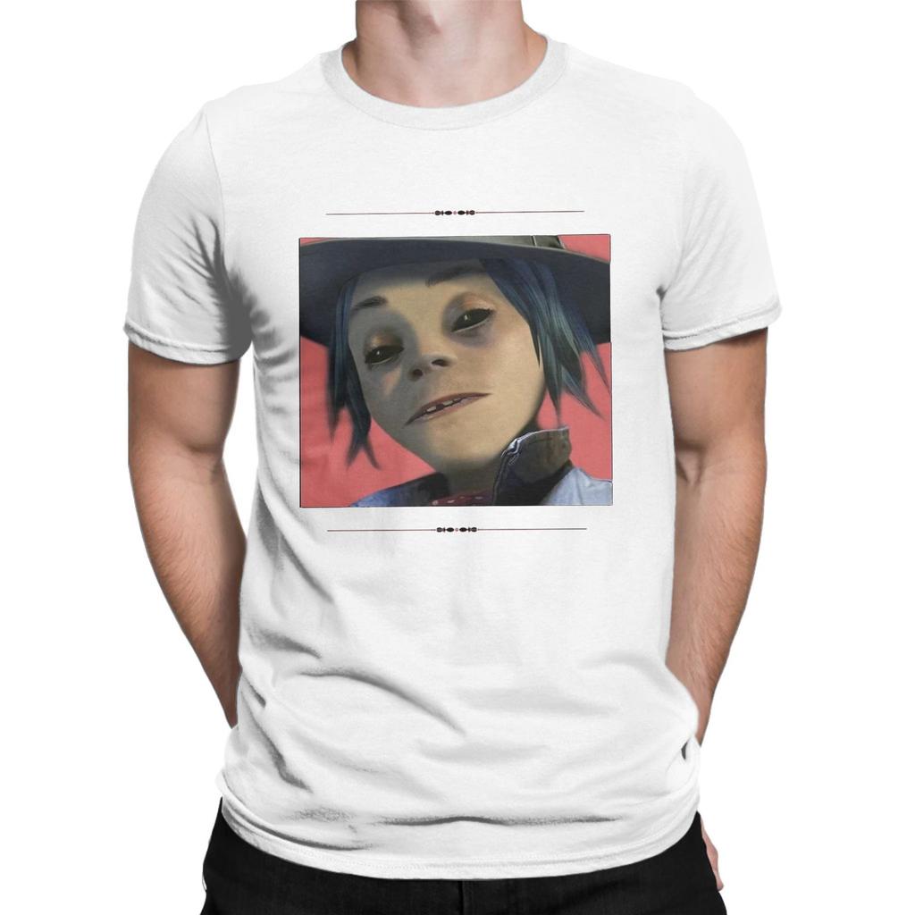 Noodle aus dem Gorillaz-Album T-Shirt für Paare Sommer Y2K Lustige T-Shirts Atmungsaktive Trend-Tees Übergroße Freizeitkleidung