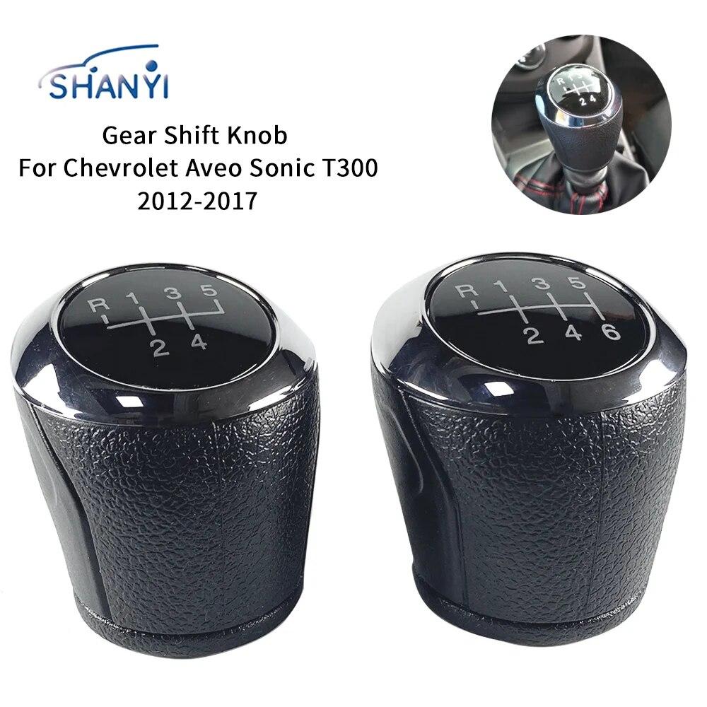 

5 6 скоростей автомобиля MT ручка переключения передач рычаг переключения передач головка рычага для Chevrolet Aveo Sonic T300 2012-2017 аксессуар 24108036