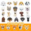 50 Personalized Puppy Creative Car Stickers Cute Golden Retriever Dog Stickers