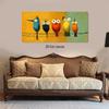 1 Stück nordischer Stil niedliche Cartoon-Vogel-Dekorationsmalerei modern und einfach Kinder Wohnzimmer Schlafzimmer Wandbehang Malerei c