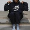 Trendy Women's Autumn Sweatshirt: European Size, Casual, Fashionable, Comfortable, Mid-High Collar, Long-Sleeved