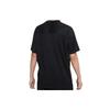 Nike T Shirts Men's Black Crew Neck Moderate Straight Fit CU3765-010