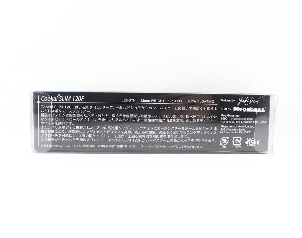 Megabass Cookai Slim 120F Floating Lure FA Namaiwashi (6208)