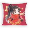 Grandmaster of DDemonic CCultivation PillowCase Antidustmite Pillowcase Invisible Zipper Silky Short Plush Sofa Cushion Cover