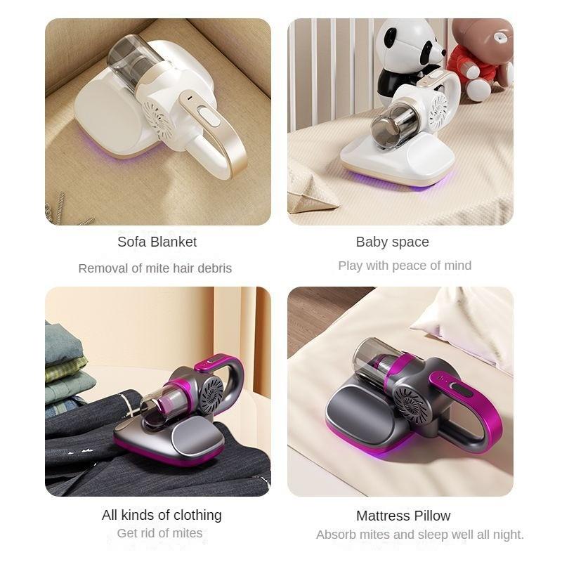 11Kpa Wielofunkcyjny Odkurzacz do Usuwania Roztoczy Domowa Maszyna do Sterylizacji Ultrafioletowej Ręczny Bezprzewodowy Odkurzacz do Usuwania Roztoczy