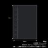 10pcs Sheet A7 Binder Refill Clear PP Pocket 6 Rings Loose Leaf Inner Page for Idol Photocard Holder Book