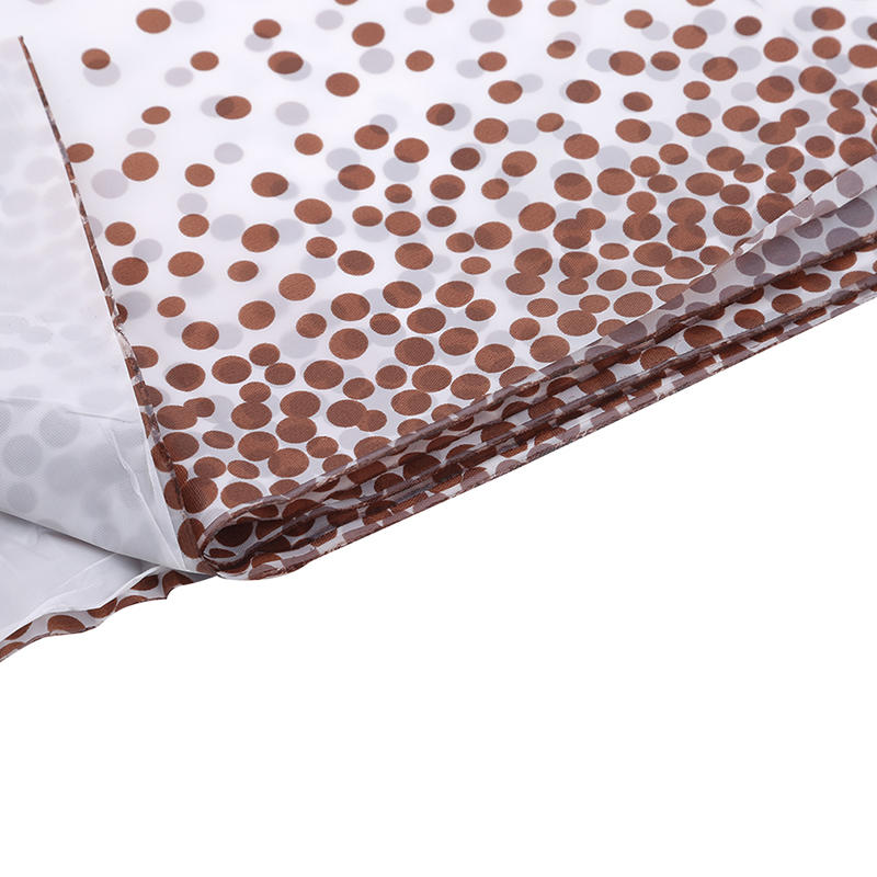 Tablecloth Bronzing Black Dot Table Cover For Adult Happy Birthday Party Supplies Wedding Decoration Christmas Decor