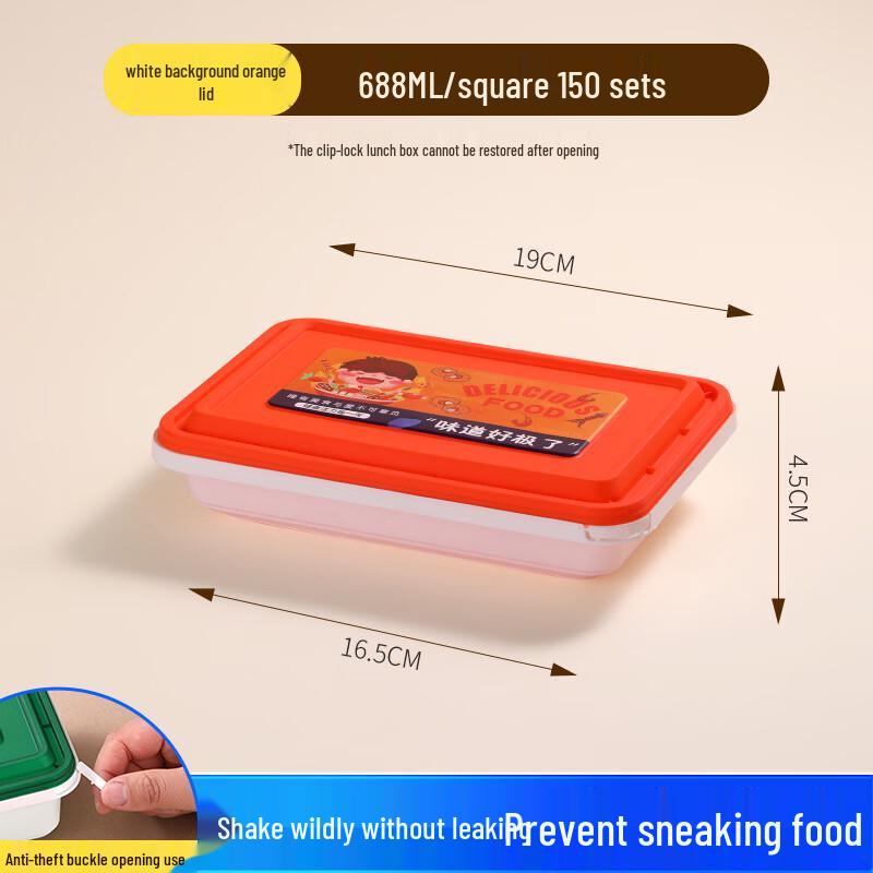 Miyan Anti-Theft Locking PP Food Containers