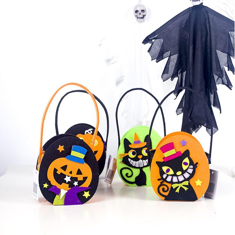 Urocza Halloweenowa Torba na Cukierki z Dyni DIY na Festywne Uroczystości Dziecięce