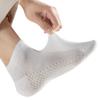 Men's Summer Thin Casual Business Massage Base Mesh Breathable Short Socks