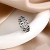 New 925 Silver Sunflower Crown Rings Size 6 7 8 9 Fashion Fine Jewelry For Women Girl Festival Gift