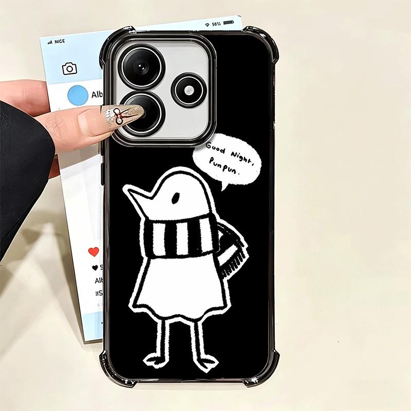 Oyasumi Punpun Anime Plating Phone Case For Xiaomi Poco X5 X6 X7 X8 Pro Max F8 Ultra F7 M8 M7 M5S Redmi 15C 15 14C 13C 13 X3 12C