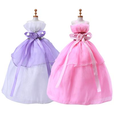 1 Set Of Handmade Fashion Princess  Dresses Clothes For Dolls With A Height Of 30cm (without Dolls)