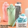 Silicone Folding Water Cup, Outdoor Sports Kettle, Large Capacity Travel Water Cup, Silicone Folding Cup, Coffee Cup