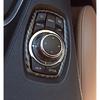 Center Console Media Knob Button Frame Trim Carbon Sticker For BMW M6 E64 08-10