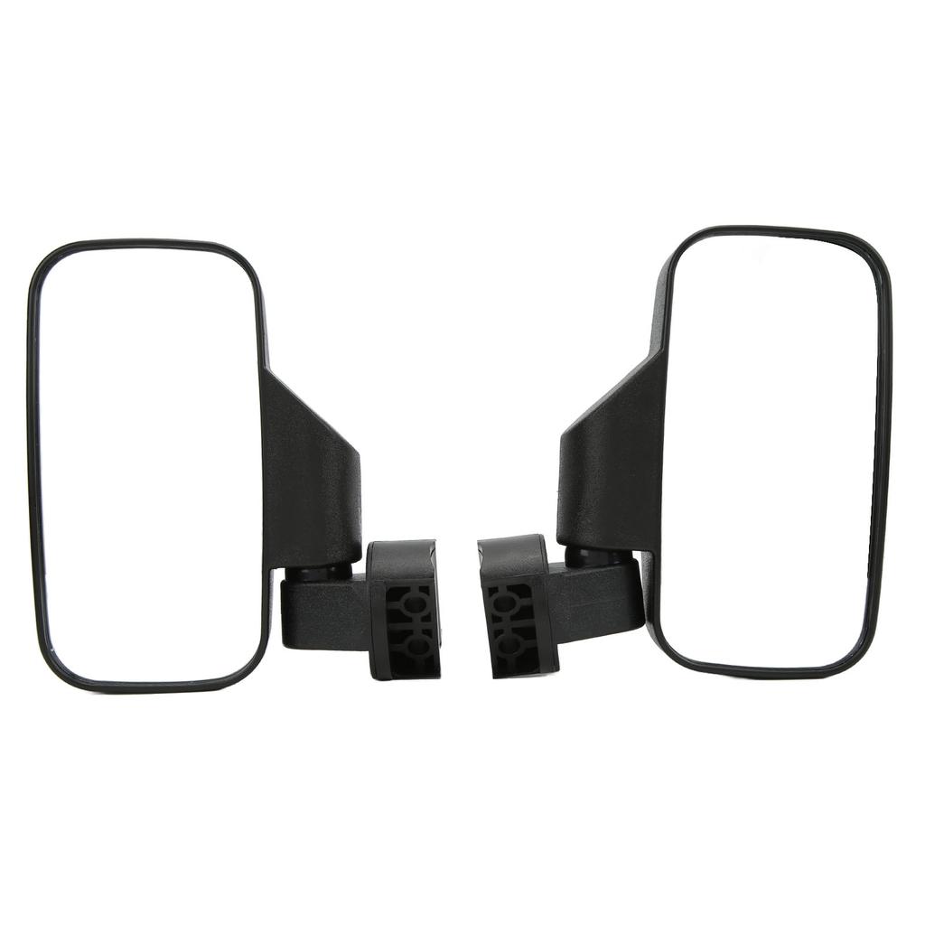 1.75in 2in Rear View Mirror Side Mirrors Replacement For Polaris RZR UTV AVT Roll Bar Black