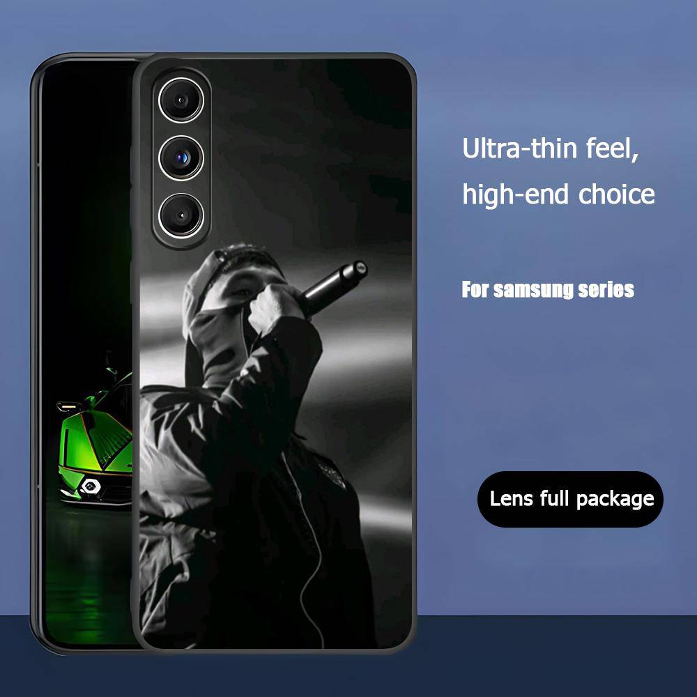 B-BENY J-JR Luxury Black Phone Case For Samsung Galaxy S23 S24 S25 Ultra S22 Plus S21