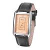 Stylish Square Antique Analog PU Quartz Fashion Accessory Perfect Gift for or Lover Men's Watch, Waterproof Display, Leather, Black, Couple's