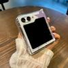 Fünfzackiger Stern Transparente Faltbare Handyhülle Für Samsung Galaxy Z Flip 7 FE 6 5 4 3 5G Flip7 Flip4 Flip6 5G Harte PC-Abdeckung