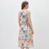 Kemengboka 2026 S/S Women's Linen Sleeveless Tie-Waist Resort Dress