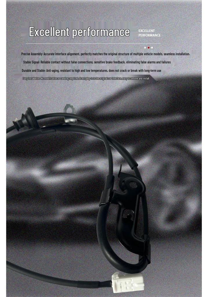Rear Right ABS Wheel Speed Sensor Wire for 2006-2011 Toyota Camry (89516-06050)