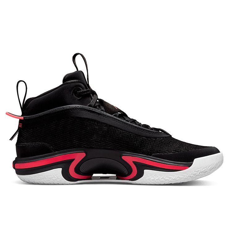 Air Jordan 36 PF Black Infrared Unisex Sneakers Infrared-23 DA9053-001