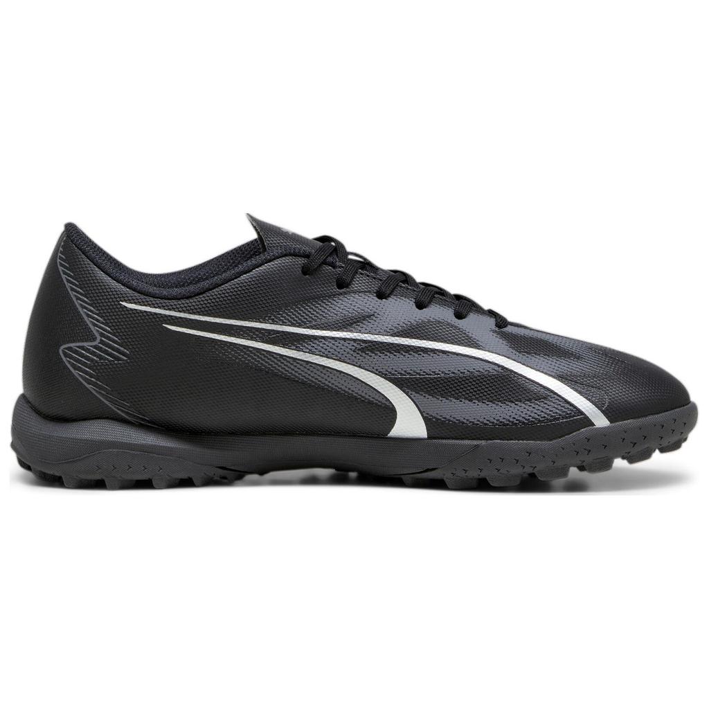 Puma Ultra Play Comfortable Lightweight TT (Rubber Studs) Artificial Turf Soccer Shoes Men Soccer Shoes Black White 107528-02