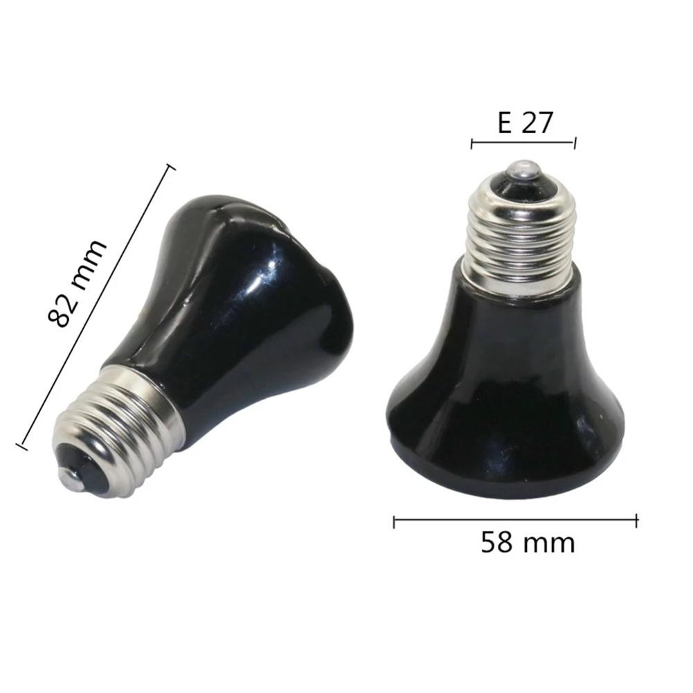 No Light Emitted Heat Emitter Bulb 25W/50W/75W Ceramic