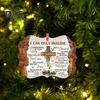 Christmas Jesus Nativity True Story Ornament Xmas Tree Hanging Decoration 2D Flat Acrylic Pendant for Christmas New Year Celebrations