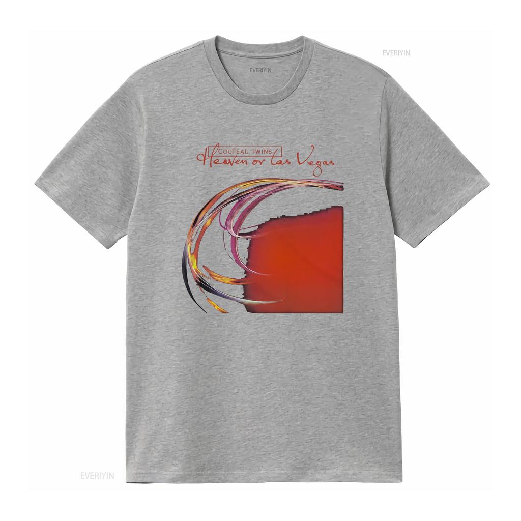 Cocteau Twins T Shirt Heaven or Las Vegas vintage Washed Casual Stretched Stylish Top For Everyday Wear fashion Versatile