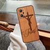 Buddha Jesus Guadalupe Wood Case For Realme 12 Pro Plus 11 13 14 C63 C61 C55 C51 C53 C25 C65 C67 C71 C75 GT6 GT7 15 Pro