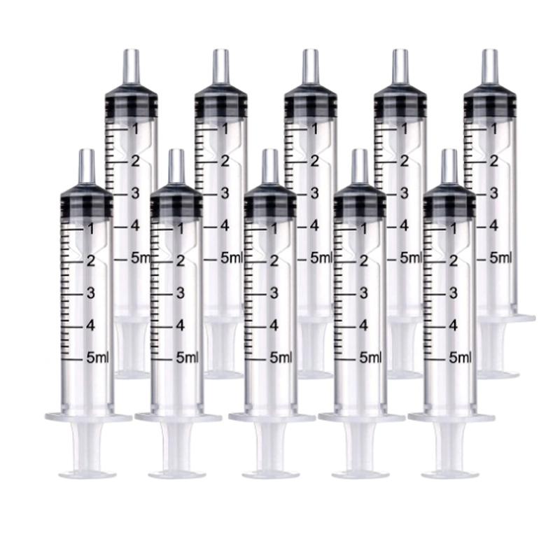 Wholesaale  1ml-10ml 10-20Pcs  Plastic Reusable Nutrient Syringe Hydroponics l Measuring  For Kithchen Too