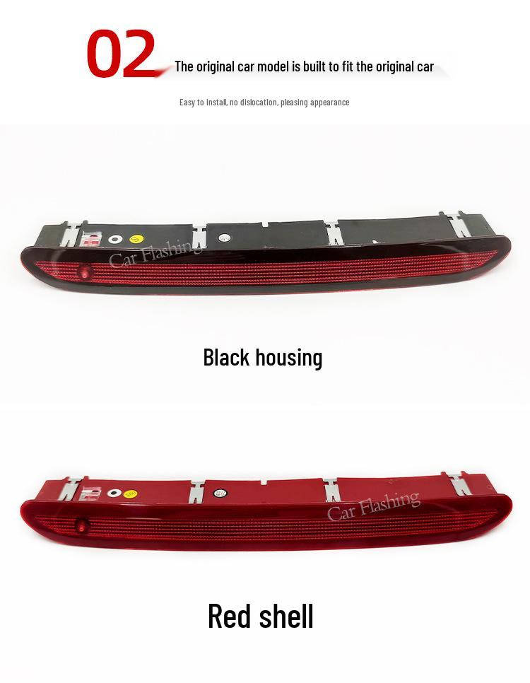 Compatible High-Level Brake Light with Nozzle for VW Golf 6/7, Polo, Tiguan