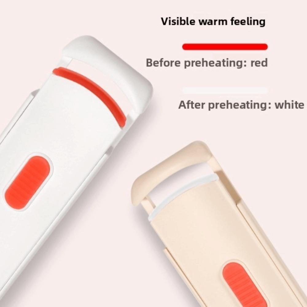 Mini Electric Eyelash Curler Makeup Tools Fast Heating Heated Eyelash Curler Long-lasting Type-C Charging