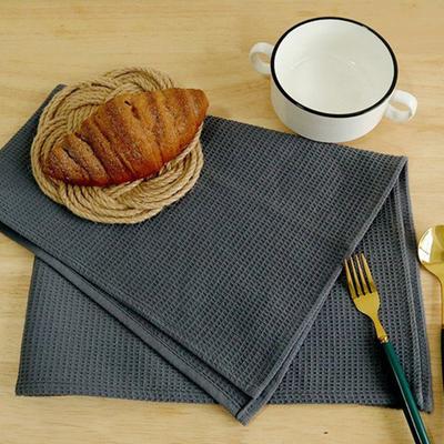 3Pcs/Set Dish Towels Soft Touching Exquisite Lint-Free Simple Tea Coffee Cup Coaster Hand Towels for Dorm