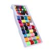 60pcs Multi Color Sewing Thread Kit Polyester Thread Mini Bobbins  For Hand & Machine Sewing