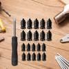 20Pcs Car Tyre Repair Rubber Nail Set Car Motorcycle Tyre Repair Nails Truck Scooter Bike Tire Puncture Repair Tool