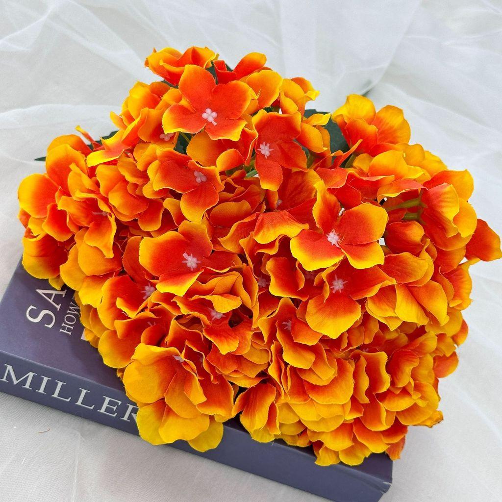 English Romantic Wedding Hydrangea Wall Decor With Silk Flowers For Venue And Home Ambience
