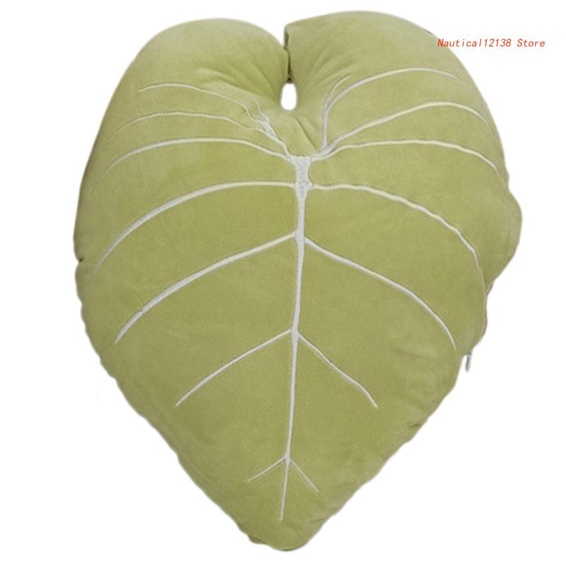 

Подушка с зеленым листом, декоративная подушка с зелеными растениями, украшения для дома, спальни, гостиной, украшения 55KF