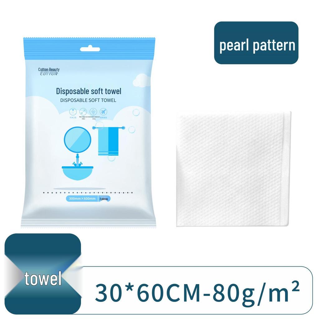 Individually Wrapped Disposable Pearl Bath Towel Set for B&B Hotels