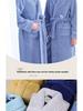 Women's and Men's Extra Long Plush Robe - Thickened Shu Cotton Fleece Bathrobe, Plus Size Homewear for Autumn and Winter